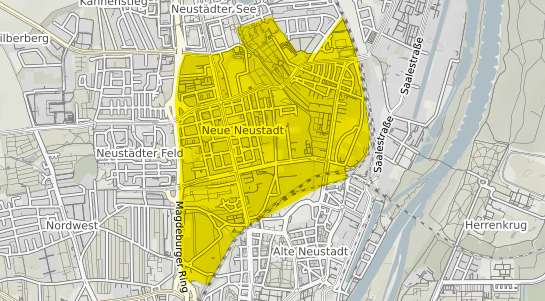 Immobilienpreisekarte Magdeburg Neue Neustadt